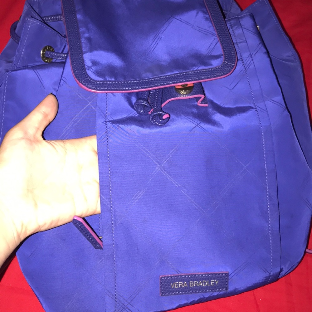 Vera Bradley Preppy Drawstring Backpack - Picture 6 of 8